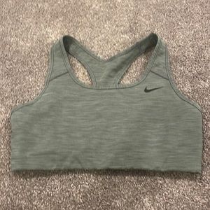 Gray Nike bra